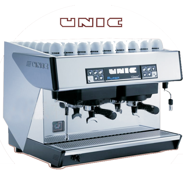 法国UNIC双锅炉双头半自动专业咖啡机